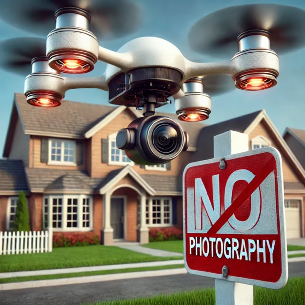 Drone photo interdites